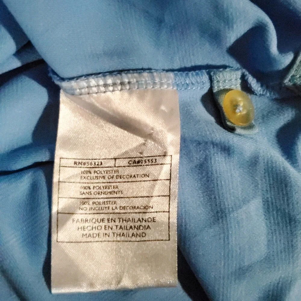 Nike US Open Golf‎ Polo Shirt Mens Small Blue Bethpage Black 2009 Event Logo